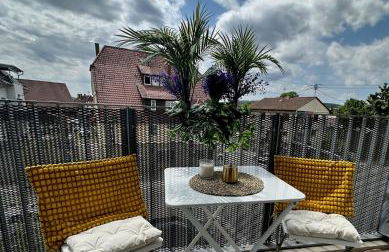 Komfortables, barrierefreies Appartement mit sonnigem Balkon in der Nähe von Flughafen und Messe 30 - Foto 1