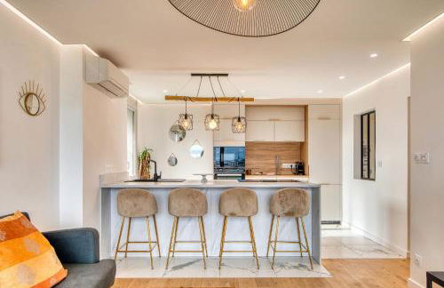 L'Horizon - Climatisé - T2 proche Hôpital Lyon Sud et métro - Foto 1