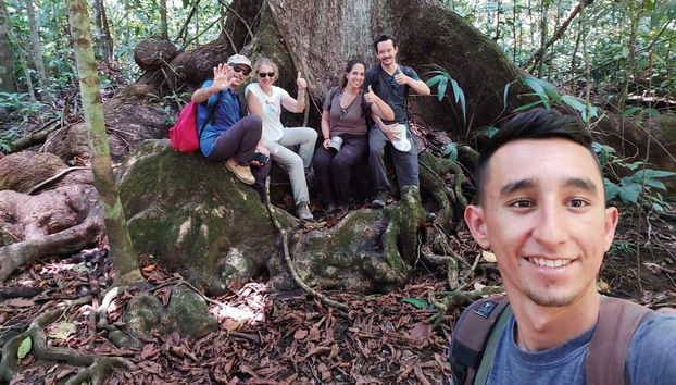 Disfrutando de la visita al Parque Nacional Corcovado