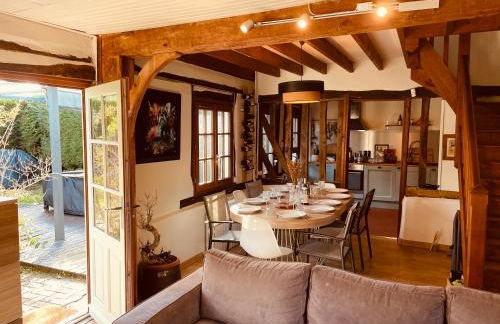 Beautiful Normandy Longere, billiards, heated pool - Foto 30