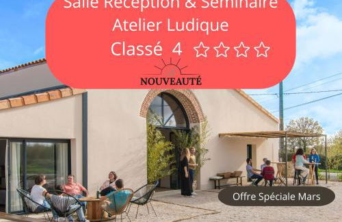 Gîte groupe 21 pers - Idéal Famille Amis Pro - Atelier ludique - Espace réceptiion séminaire - 30 mn PuyduFou - Foto 1