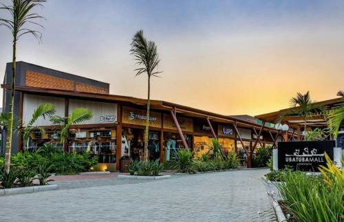 Apartamento com vista pro mar no Centro de Ubatuba - com estacionamento 2 quartos e cozinha completa - Foto 44