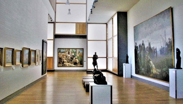 Salas de pintura do Museu de Belas Artes