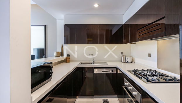 Bright 1BR Damac Majestine - Foto 4, Cocina privada