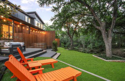 Full Duplex ATX Modern Creekside Retreat 2 Pools - Foto 12