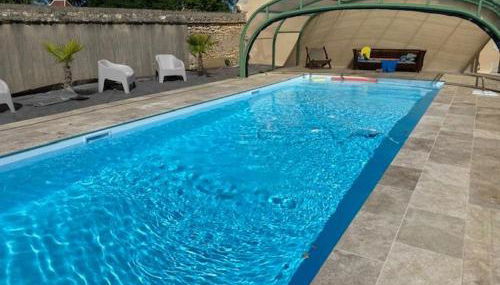 Maison de charme avec piscine couverte, vélos, barque et coin pêche, proche Châteauroux et George Sand - FR-1-591-168 - Foto 2