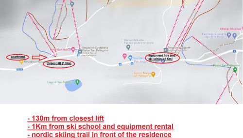 Casina Alpina sugli impianti Passo S Pellegrino - Photo 5