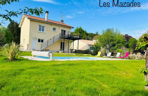 Les Mazades à 10 min de Périgueux avec piscine chauffée, meublé de tourisme classé 3 étoiles - Foto 4