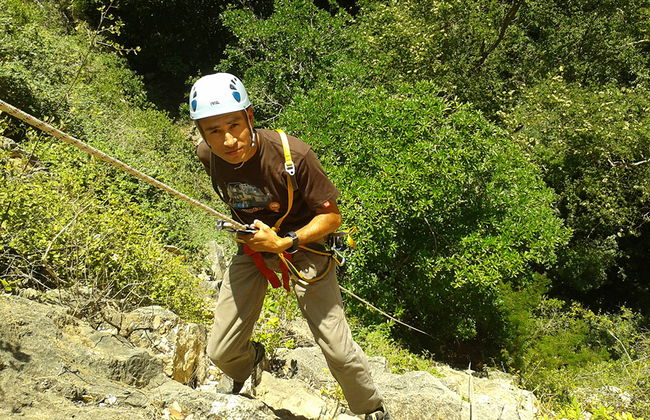 Discesa in corda doppia nella Doline dei Pappagalli - Foto 3