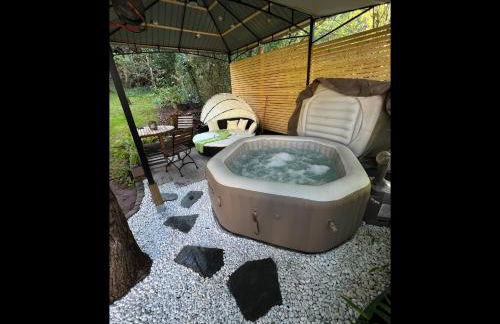 gemütliche rustikale Wohnung mit Kamin und optionalem Whirlpool - Foto 66