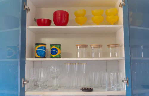 Pé na areia Tenório e Grande - 350m - 5 min à pé com varanda gourmet- recém reformado e aconchegante, com utensílios de praia e máquina de lavar roupas - Foto 17