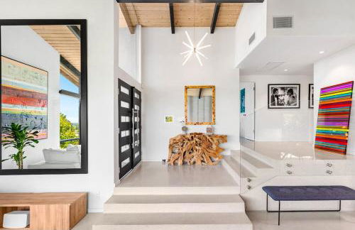 Hillside Luxury MidCentury Modern Spa Retreat View - Foto 36