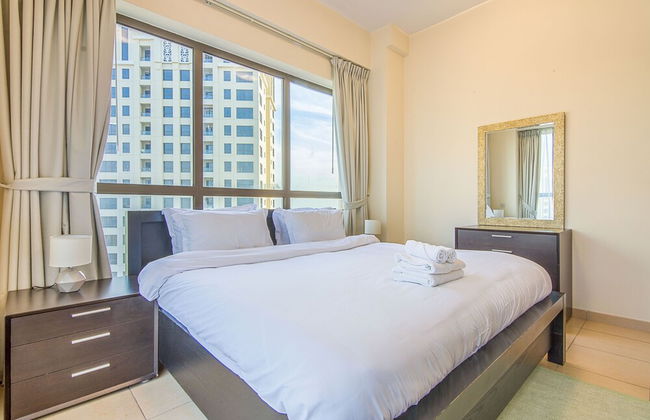 Jbr Very Cozy 2 Br Apartment High Floor Sea View - Foto 7