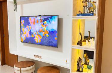 Magnífico APARTAMENTO de Charme - 3 quartos AR CONDICIONADOS SPLIT - Beira Mar, 2 banheiros, 2 Vagas Garagem, 4 Varandas, 2 Elevadores, Redes para Descanso, Wi-Fi, Air Fryer, Disney Plus, HBO Max, Cadeiras de Praia e Caixa Térmica - Photo 55