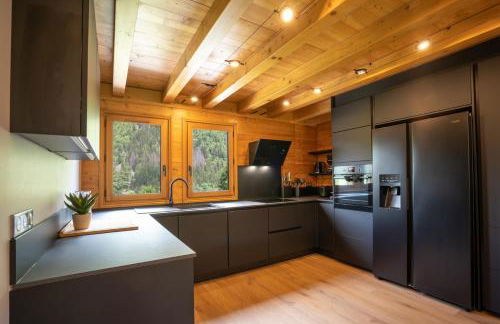 Grosse Pierre Chalet 180m2 Cheminee Jacuzzi Vue Taconnaz - Foto 32