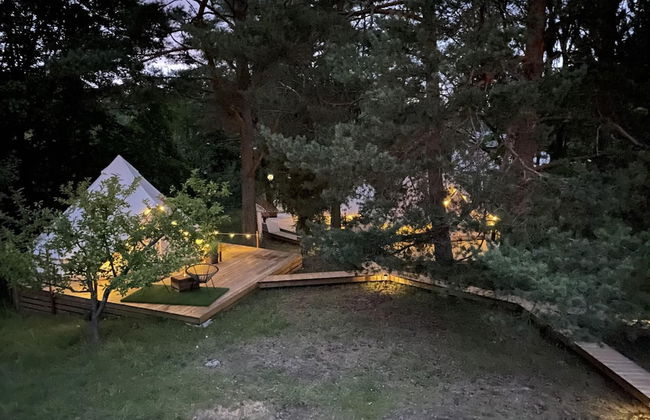 B&B Glamping Tent Sleeps 2 - Sauna, Spa, Wifi - Foto 12