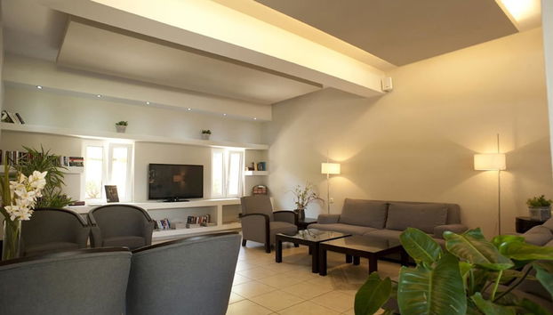 Sitzecke in der Lobby