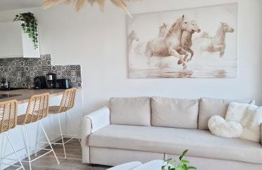 Sable & Pampas - Meublé de Tourisme 5 étoiles - Vue Panoramique & Terrasse - Climatisation - Plage à 200m - Foto 10