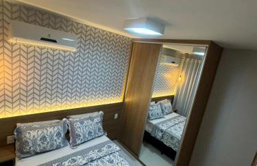 1Q Alto Padrão Aeroporto Completo Novo Praia Jardim Camburi - Foto 21