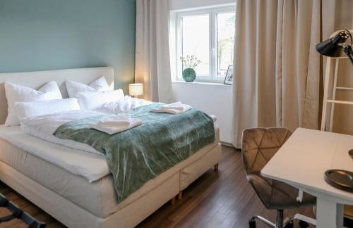 Lumen Homes - Design-Apartment nahe Audi und Altstadt, 3 Zimmer, über 100 m2, Balkon - Photo 25