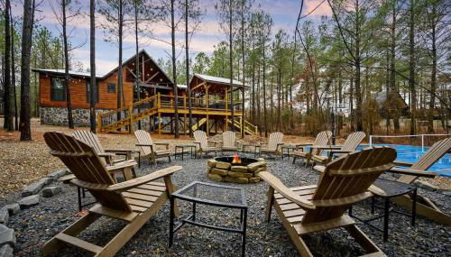 Massive Hochatown Lodge W Spa, Basketball & More - Foto 2