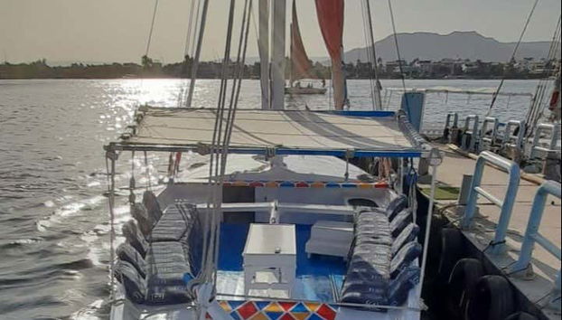 La faluca en la que viajaremos