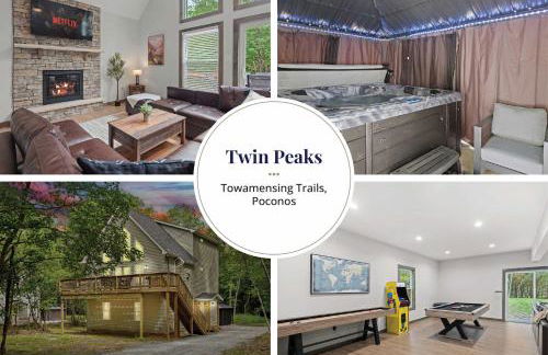 Twin Chalet - 6 BDs Hot Tub Game Area and more - Foto 1