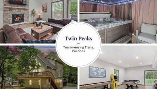 Twin Chalet - 6 BDs Hot Tub Game Area and more - Foto 1