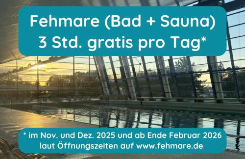 Meerglück am Beltblick Fehmarn - Moderne Ferienwohnung direkt an der Ostsee mit Sauna für Familien und Paare - Foto 7