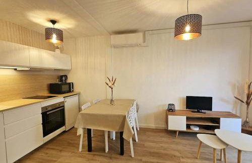 Superbe T2 climatisé avec terrasse & piscine avec accès direct à la mer - Foto 12