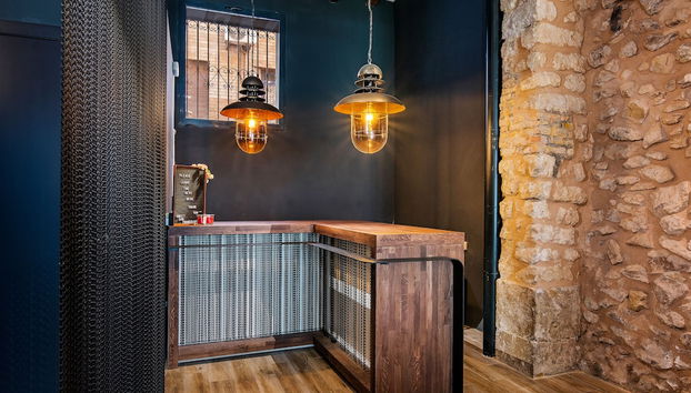 Mostrador de check-in y check-out