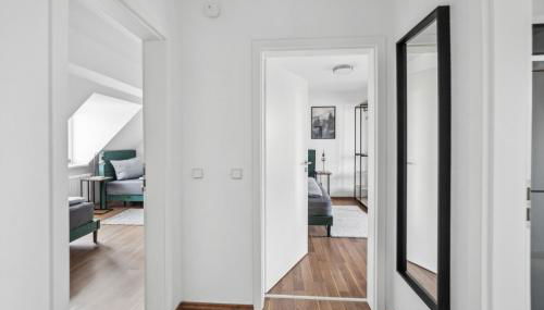 Larooms Merseburg - Apartment NS03 - 2 Zimmer - 4 Betten - Waschmaschine - Parkplatz - Balkon - Foto 5