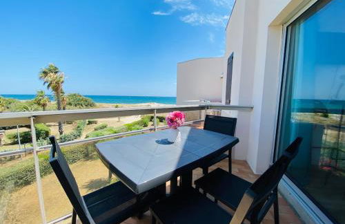 Studio sur plage avec piscine et balcon vue mer - Foto 2