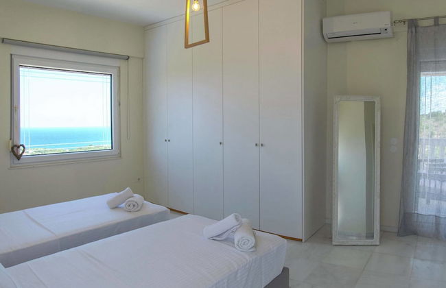 Infinity Pool Villa With Sea Views Near Rethymno City & Beach and Shaded BBQ - Foto 9