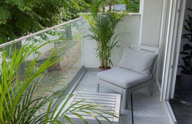 Modernes Wasserfront Wohnung, Terrasse, Parkplatz - Foto 32