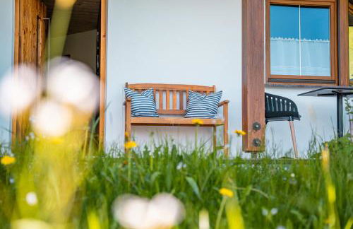 Luxus Chalet im Allgäu - Zirbenholz Schlafzimmer - Terrasse mit Bergblick - Infrarotkabine - Photo 22