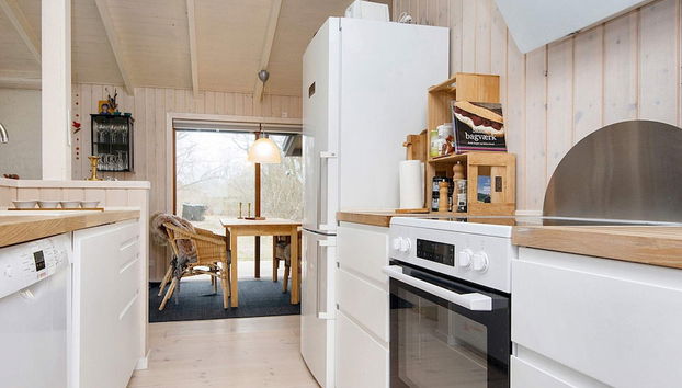 4 Person Holiday Home in Knebel - Foto 5, Cocina privada