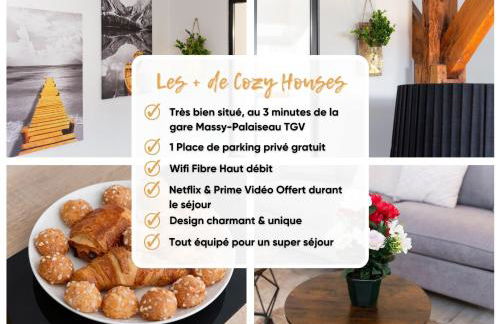 Le Boisier - 3 min de la Gare Massy TGV - Cozy Houses - Foto 44