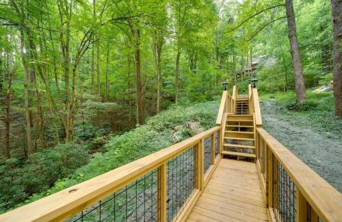 Hot Springs: 2 Cabins Waterfall & Mountain Views - Foto 13