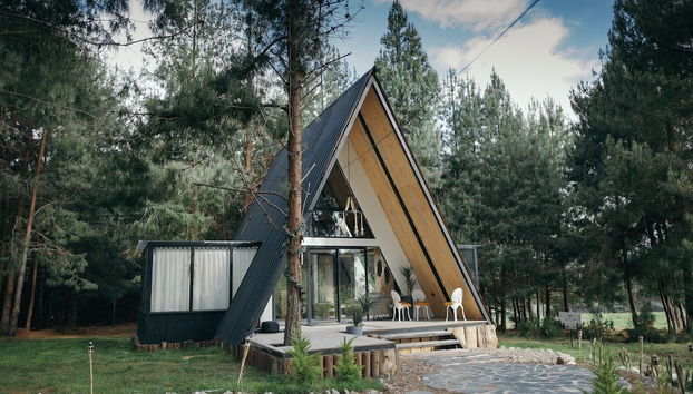 Fassade der Unterkunft