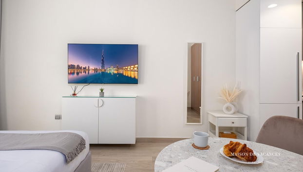 Large Balcony Studio 10mins From Dubai Mall - Foto 2, Habitación