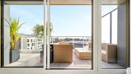 Appartement saint malo neuf, 2 chambres, terrasse, garage - Foto 5