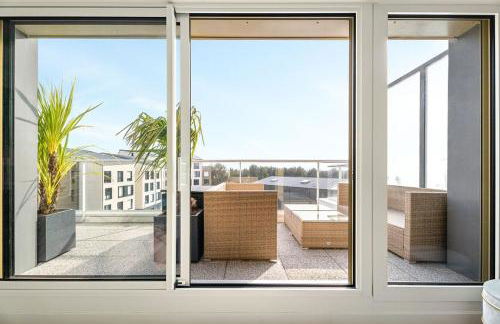 Appartement saint malo neuf, 2 chambres, terrasse, garage - Foto 5