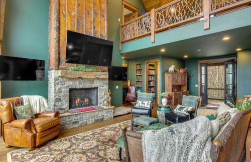 Sip on Deck and Enjoy Views! Mtn Lodge in Glenville - Foto 1