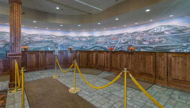 Mostrador de check-in y check-out