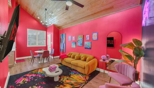 Viral Pink Home Houston B Hot Tub NRG Med Ctr - Foto 5