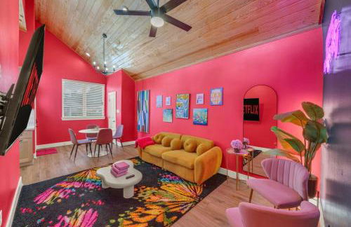 Viral Pink Home Houston B Hot Tub NRG Med Ctr - Foto 5