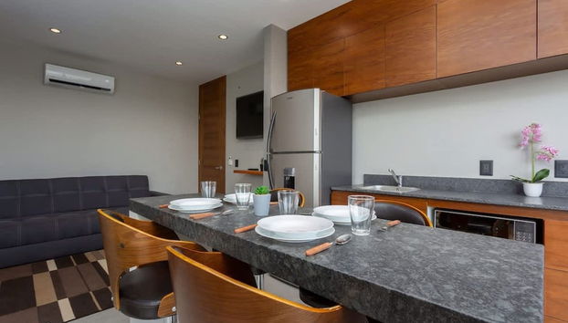 1 Br w Park Views in Condo w Gym Sauna Steam - Foto 4, Habitación