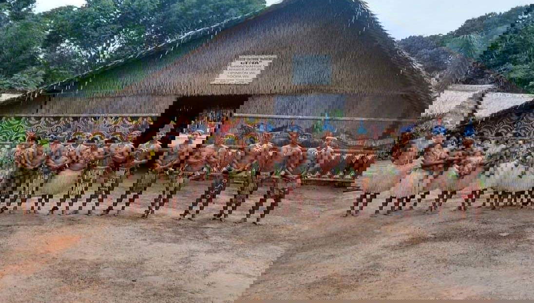 Communauté indigène d'Amazonie