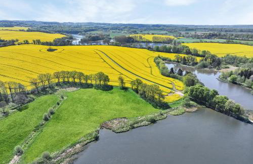 GUT KLETKAMP "Mühlenhof 5" - Ruhige Ferienwohnung mit 3 Schlafzimmern I Terrasse mit See- & Naturblick I Gemeinschaftsgarten I 15 Min zur Ostsee I Küche I Parkplatz I Waschmaschine I WLAN - Foto 23